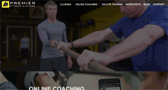 Desktop Screenshot of premierfitnesssystems.com